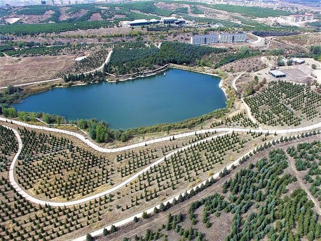 Ankara Çankaya Milli Botanik Bahçesi Beytepe Göleti Derivasyon Tesisleri Yapımı Uygulama Projeleri Yapımı